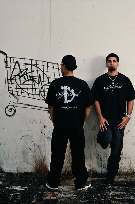 T SHIRT BOXY FIT DRIP BLACK