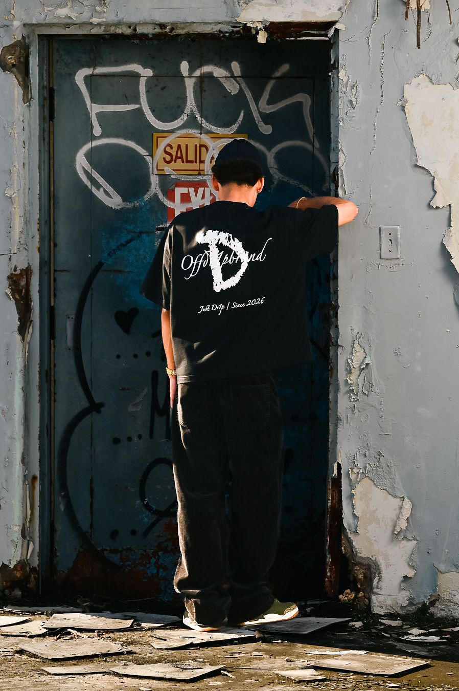 T SHIRT BOXY FIT DRIP BLACK