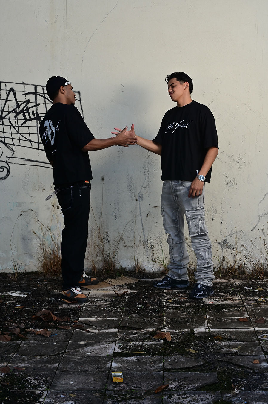 T SHIRT BOXY FIT DRIP BLACK