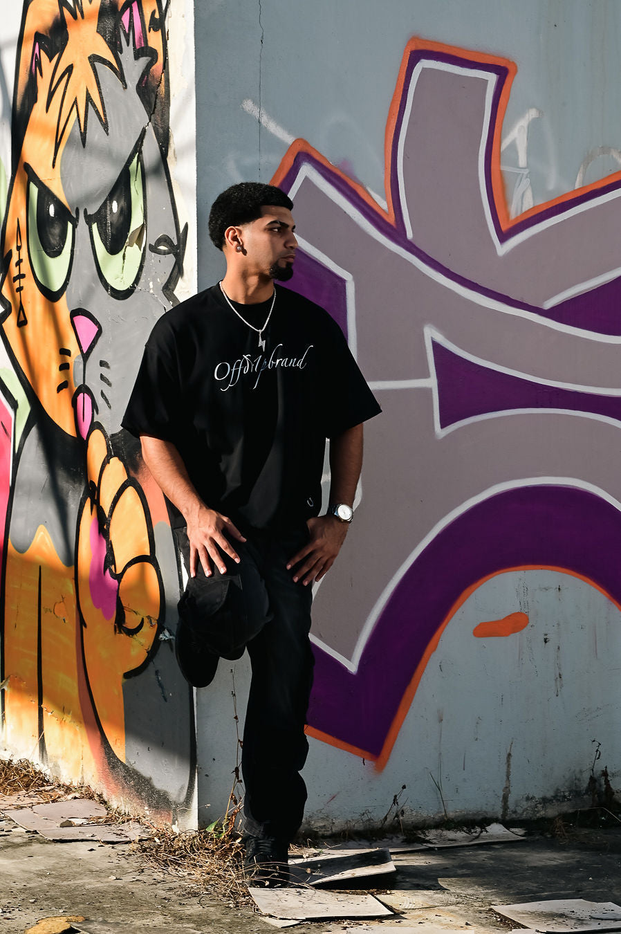 T SHIRT BOXY FIT DRIP BLACK